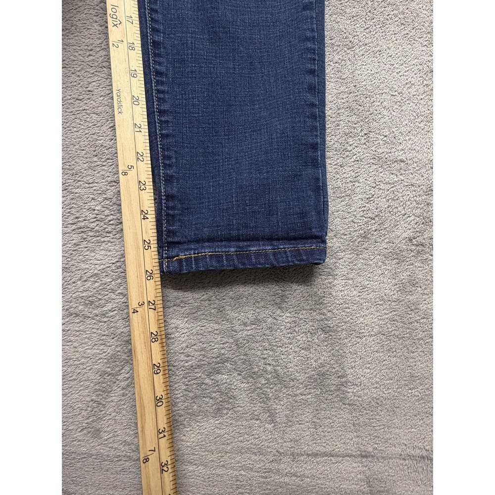 Levi's Jeans Womens Measured 33x26 Blue Boyfriend Stretch Denim Zip Fly Ankle - Picture 4 of 8